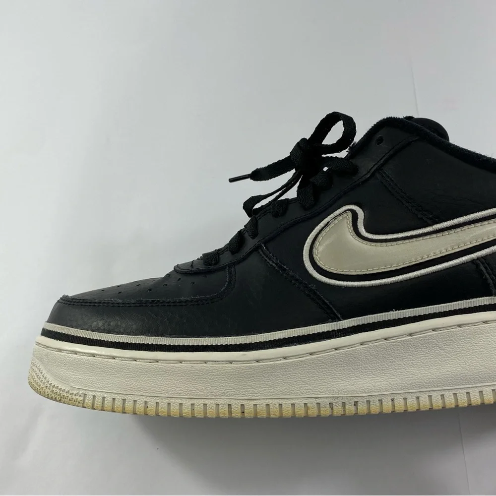 NIKE AIR FORCE 1 Low 07 LV8 Sport AF1 Black White Men’s 12 AJ 7748-001 Sneakers - Picture 6 of 16